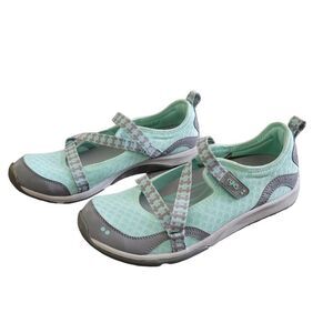 Ryka Adjustable Mesh Mary Jane Sneakers Kailee Mint